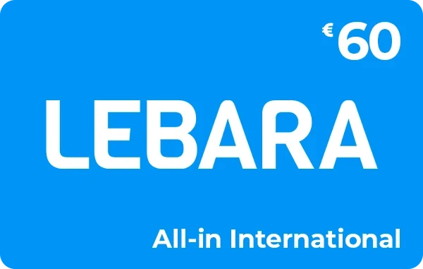 Lebara All-in International beltegoed 60 euro
