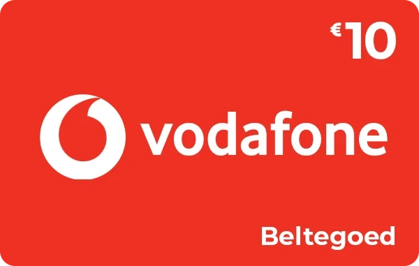 Vodafone beltegoed 10 euro