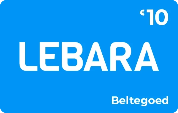 Lebara Mobile beltegoed 10 euro = 20 euro