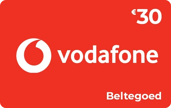 Vodafone beltegoed 30 euro