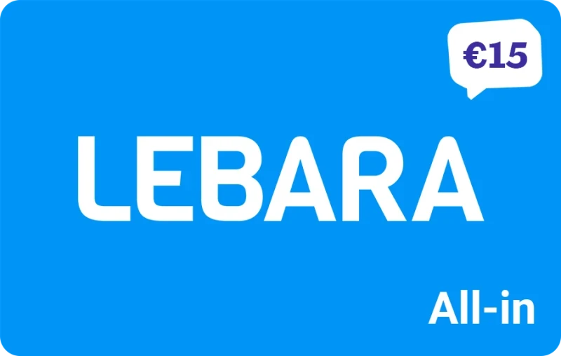 Lebara All-in beltegoed 15 euro