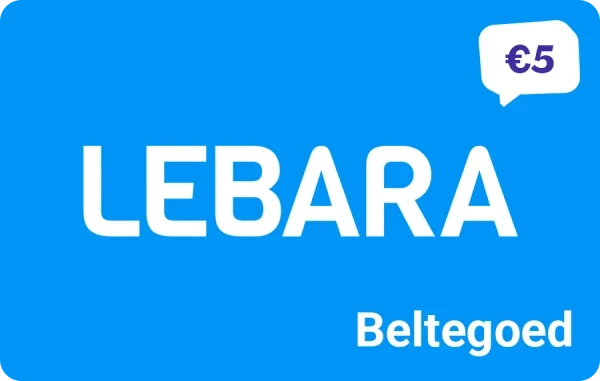 Lebara Mobile beltegoed 5 euro = 15 euro