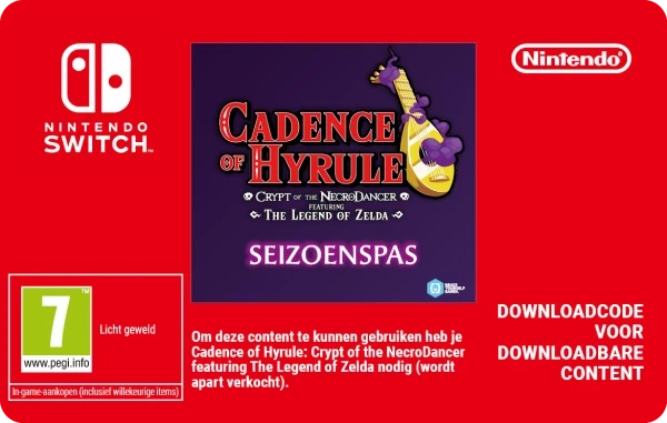 Seizoenspas van Cadence of Hyrule - Crypt of the NecroDancer featuring The Legend of Zelda