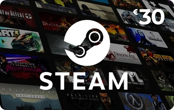 Steam giftcard 30 euro