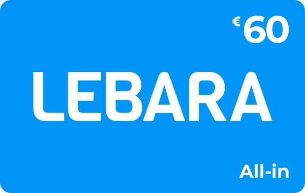 Lebara All-in beltegoed 60 euro