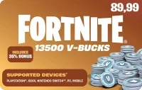 Fortnite 13500 V-Bucks Code