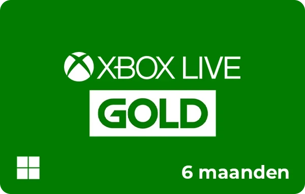 Xbox Live Gold abonnement 6 maanden