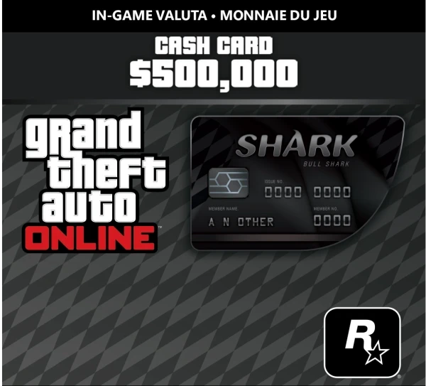 Grand Theft Auto V (GTA V) Bull Shark Cash Card (Xbox)
