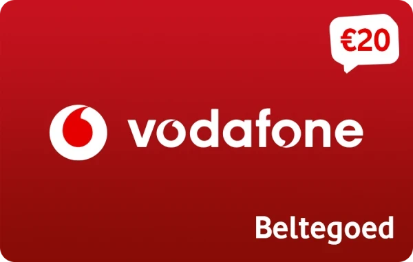 Vodafone beltegoed 20 euro