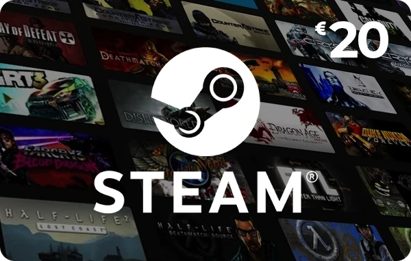 Steam giftcard 20 euro