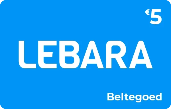 Lebara Mobile beltegoed 5 euro = 10 euro