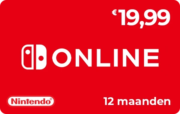 Nintendo Switch Online abonnement 12 maanden