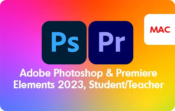Adobe PHSP & PREM Elements 2023 - Student/Teacher - Multilanguage - Mac