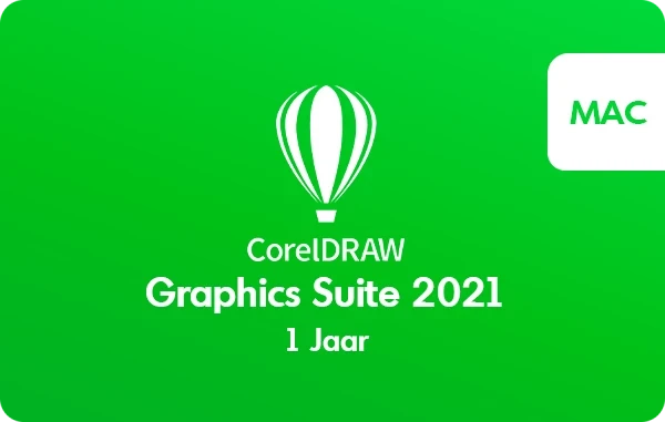 CorelDRAW Graphics Suite 2021 (1 Jaar) - Mac