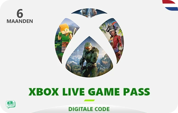 Xbox Live Game Pass 6 maanden
