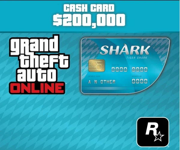 Grand Theft Auto (GTA V) Tiger Shark Cash Card (Xbox)