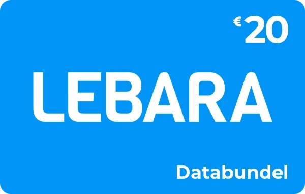 Lebara Online databundel 20 euro