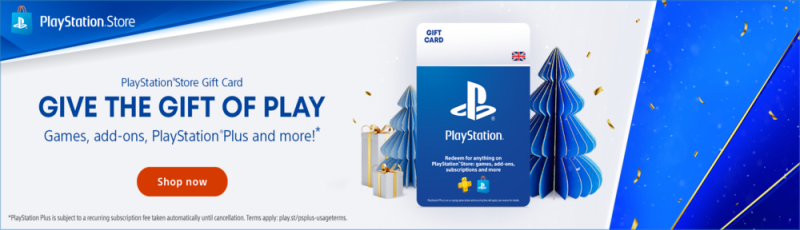 Geef een PlayStation Giftcard!