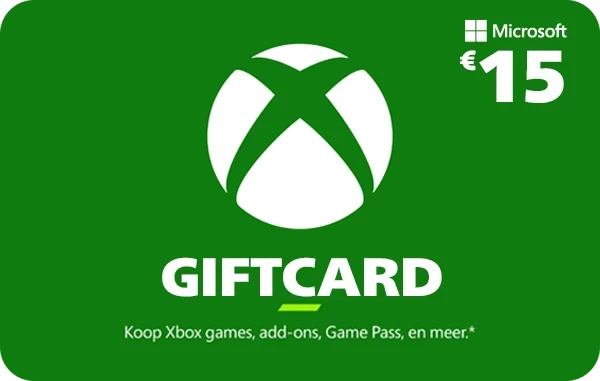 Xbox Giftcard 15 euro