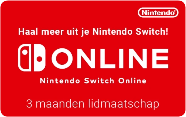 Nintendo Switch Online abonnement 3 maanden
