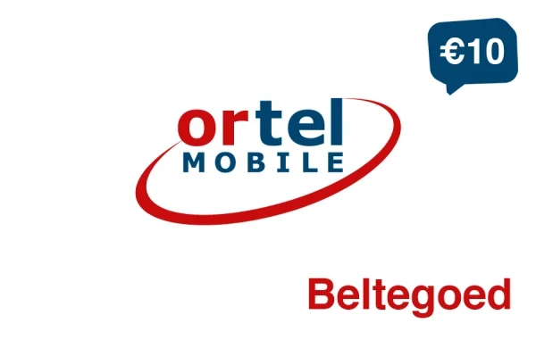 Ortel Mobile beltegoed 10 euro