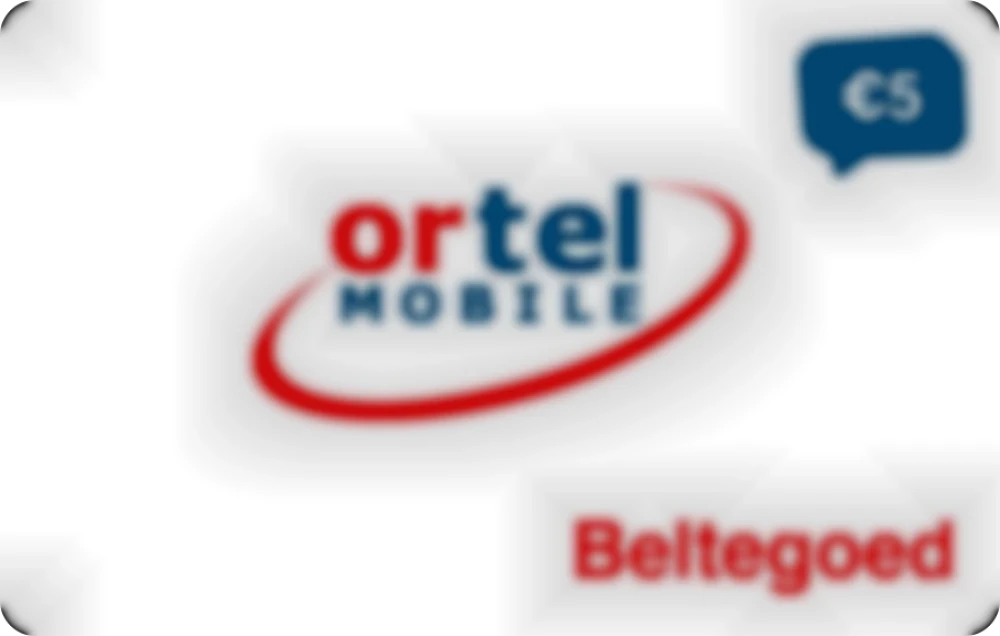 Ortel Mobile beltegoed 5 euro