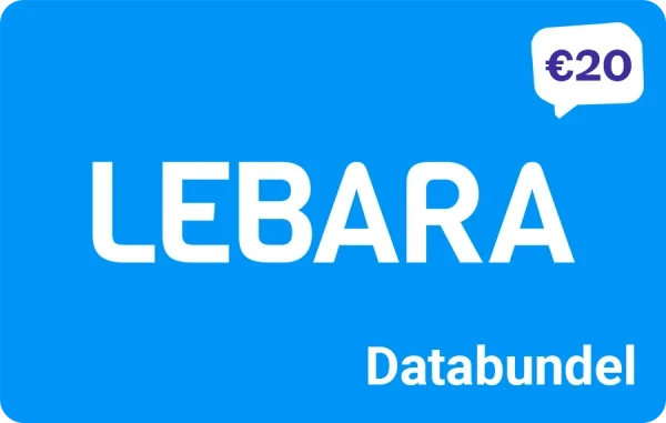 Lebara Online databundel 20 euro
