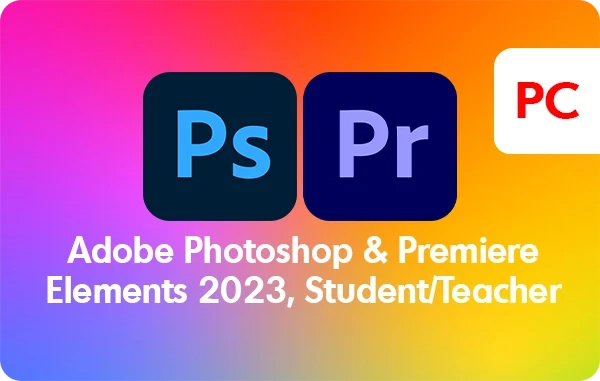 Adobe PHSP & PREM Elements 2023 - Student/Teacher - Multilanguage - PC