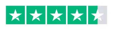 4,6 sterren op Trustpilot
