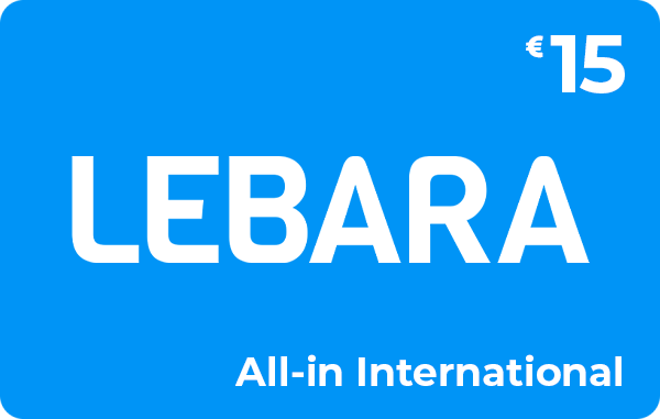 Tegenhanger Tijdens ~ cijfer Lebara All-in International €15 kopen? | Ikwiltegoed.nl